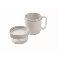   Recipient pentru diverse gustari, 450 ml, 2509E15911, Everestus, 12.5x9.7x9.7 cm, Polipropilena, Alb