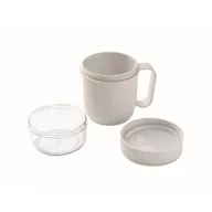   Recipient pentru diverse gustari, 450 ml, 2509E15911, Everestus, 12.5x9.7x9.7 cm, Polipropilena, Alb