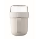 Recipient pentru diverse gustari, 450 ml, 2509E15911, Everestus, 12.5x9.7x9.7 cm, Polipropilena, Alb