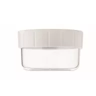   Recipient pentru diverse gustari, 450 ml, 2509E15911, Everestus, 12.5x9.7x9.7 cm, Polipropilena, Alb