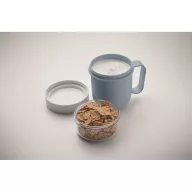   Recipient pentru diverse gustari, 450 ml, 2509E15913, Everestus, 12.5x9.7x9.7 cm, Polipropilena, Albastru petrol