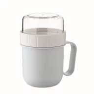   Recipient pentru diverse gustari, 450 ml, 2509E15912, Everestus, 12.5x9.7x9.7 cm, Polipropilena, Albastru copil