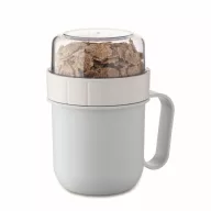   Recipient pentru diverse gustari, 450 ml, 2509E15912, Everestus, 12.5x9.7x9.7 cm, Polipropilena, Albastru copil