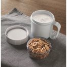 Recipient pentru diverse gustari, 450 ml, 2509E15912, Everestus, 12.5x9.7x9.7 cm, Polipropilena, Albastru copil