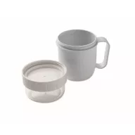   Recipient pentru diverse gustari, 450 ml, 2509E15912, Everestus, 12.5x9.7x9.7 cm, Polipropilena, Albastru copil