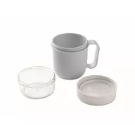   Recipient pentru diverse gustari, 450 ml, 2509E15912, Everestus, 12.5x9.7x9.7 cm, Polipropilena, Albastru copil