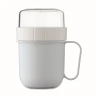   Recipient pentru diverse gustari, 450 ml, 2509E15912, Everestus, 12.5x9.7x9.7 cm, Polipropilena, Albastru copil