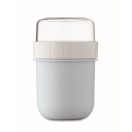 Recipient pentru diverse gustari, 450 ml, 2509E15912, Everestus, 12.5x9.7x9.7 cm, Polipropilena, Albastru copil