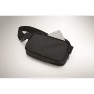   Borseta cross body, 2509E15252, Everestus, 22x5x15 cm, Poliuretan, Negru