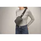 Borseta cross body, 2509E15251, Everestus, 22x5x15 cm, Poliuretan, Gri piatra