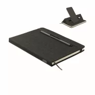   Agenda cu pix inclus, A5, 2509E15632, Everestus, 21x1.5x14.5 cm, Poliester, Negru