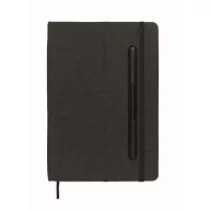   Agenda cu pix inclus, A5, 2509E15632, Everestus, 21x1.5x14.5 cm, Poliester, Negru