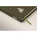 Agenda cu pix inclus, A5, 2509E15633, Everestus, 21x1.5x14.5 cm, Poliester, Verde inchis