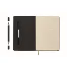 Agenda cu pix inclus, A5, 2509E15633, Everestus, 21x1.5x14.5 cm, Poliester, Verde inchis