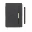 Agenda cu pix inclus, A5, 2509E15631, Everestus, 21x1.5x14.5 cm, Poliester, Albastru marin francez