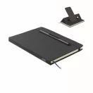 Agenda cu pix inclus, A5, 2509E15631, Everestus, 21x1.5x14.5 cm, Poliester, Albastru marin francez