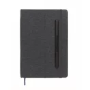 Agenda cu pix inclus, A5, 2509E15631, Everestus, 21x1.5x14.5 cm, Poliester, Albastru marin francez