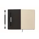 Agenda cu pix inclus, A5, 2509E15631, Everestus, 21x1.5x14.5 cm, Poliester, Albastru marin francez