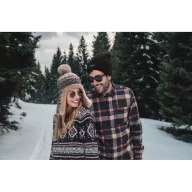 Caciula unisex, 2509E15308, Everestus, 25x35 cm, Acril, Gri