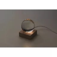   Glob de sticla Led, 2509E15469, Everestus, DIA6 cmx5.9x5.9 cm, Sticla, Natur