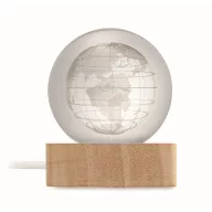  Glob de sticla Led, 2509E15470, Everestus, DIA6 cmx5.9x5.9 cm, Sticla, Natur