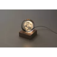   Glob de sticla Led, 2509E15470, Everestus, DIA6 cmx5.9x5.9 cm, Sticla, Natur