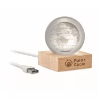   Glob de sticla Led, 2509E15470, Everestus, DIA6 cmx5.9x5.9 cm, Sticla, Natur