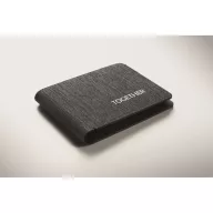   Portofel cu functie de localizare, 2509E16014, Everestus, 9x11.7x1.5 cm, Poliuretan, Negru