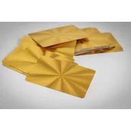   Carti de joc impermeabile, 2509E15342, Everestus, 9x6x2 cm, PET, Auriu