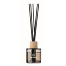 Difuzor cu 6 bastonase, parfum vanilie 50 ml, 2509E15410, Everestus, 4.9x4.9x5.8 cm, Sticla, Negru