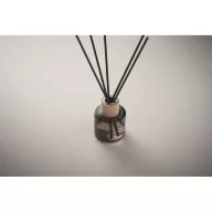   Difuzor cu 6 bastonase, parfum vanilie 50 ml, 2509E15410, Everestus, 4.9x4.9x5.8 cm, Sticla, Negru
