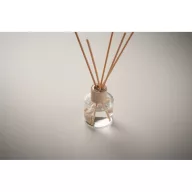   Difuzor cu 6 bastonase, parfum vanilie 50 ml, 2509E15413, Everestus, 4.9x4.9x5.8 cm, Sticla, Transparent