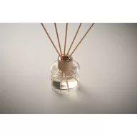   Difuzor cu 6 bastonase, parfum vanilie 100 ml, 2509E15414, Everestus, 7x7x9.7 cm, Sticla, Transparent