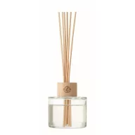   Difuzor cu 6 bastonase, parfum vanilie 100 ml, 2509E15414, Everestus, 7x7x9.7 cm, Sticla, Transparent