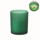 Lumanare ceara plante 80 gr, 2509E15540, Everestus, 6.1x6.1x7.3 cm, Ceara, Verde