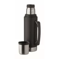   Termos 1000 ml, 2509E16704, Everestus, 13x9x33 cm, Otel, Negru