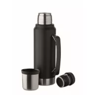   Termos 1000 ml, 2509E16704, Everestus, 13x9x33 cm, Otel, Negru