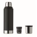 Termos 1000 ml, 2509E16704, Everestus, 13x9x33 cm, Otel, Negru
