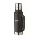Termos 1000 ml, 2509E16704, Everestus, 13x9x33 cm, Otel, Negru