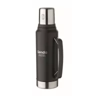  Termos 1000 ml, 2509E16704, Everestus, 13x9x33 cm, Otel, Negru