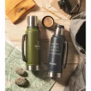 Termos 1000 ml, 2509E16705, Everestus, 13x9x33 cm, Otel, Verde inchis