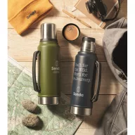   Termos 1000 ml, 2509E16705, Everestus, 13x9x33 cm, Otel, Verde inchis