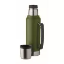 Termos 1000 ml, 2509E16705, Everestus, 13x9x33 cm, Otel, Verde inchis