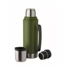 Termos 1000 ml, 2509E16705, Everestus, 13x9x33 cm, Otel, Verde inchis