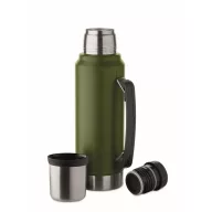   Termos 1000 ml, 2509E16705, Everestus, 13x9x33 cm, Otel, Verde inchis