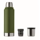 Termos 1000 ml, 2509E16705, Everestus, 13x9x33 cm, Otel, Verde inchis