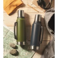   Termos 1000 ml, 2509E16705, Everestus, 13x9x33 cm, Otel, Verde inchis
