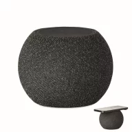   Boxa portabila, 1200 mAh, 3 W, 2509E15492, Everestus, 10.8x9.2 cm, Poliester, Negru