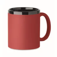   Cana 300 ml, 2509E15332, Everestus, Ø8.2x9.6 cm, Gresie, Rosu