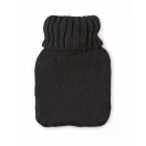 Sticla apa calda in husa tricotata, 450 ml, 2509E16700, Everestus, 12x27 cm, Acril, Negru